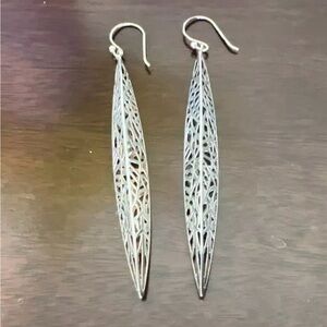 Silpada RARE HTF Sterling STILETTO French Wire Earrings - NEW